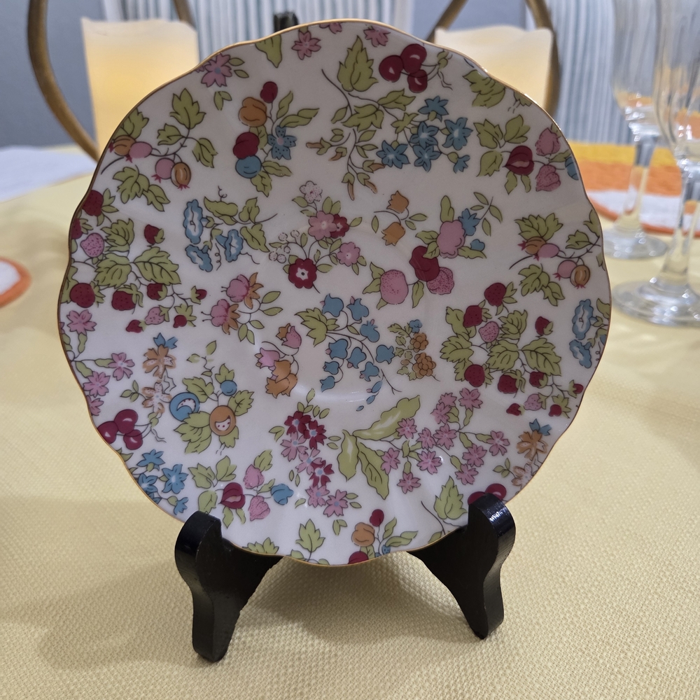 Floral Patterned Plate